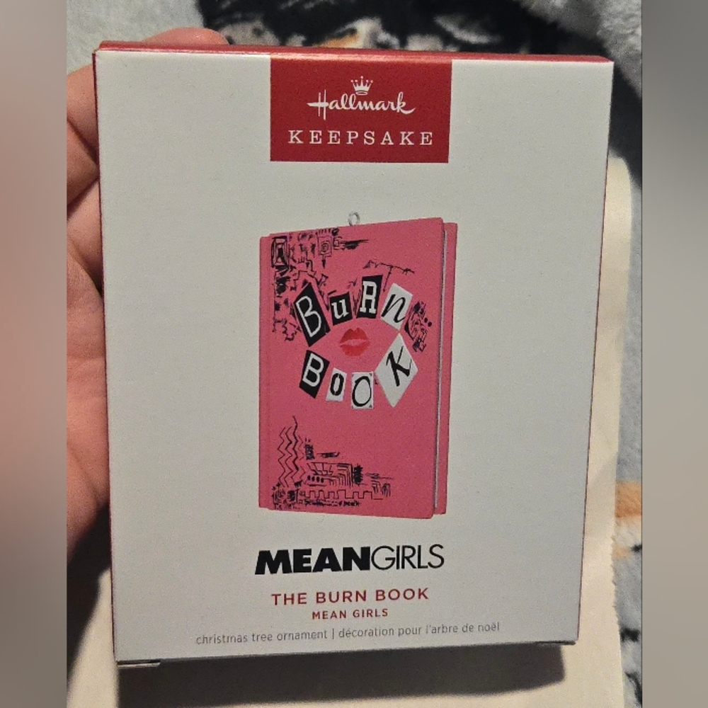 Hallmark Keepsake Pink Burn Book Ornament 2024 NIB
